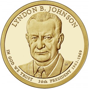 2015-S $1 Lyndon B. Johnson PR DCAM