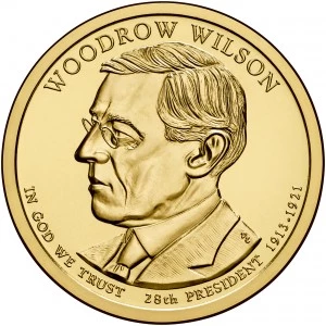 image for: 2013-P Woodrow Wilson $1 MS Position A (517683)