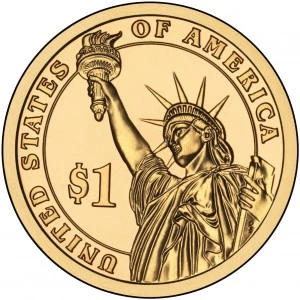 image for: 2011-D James Garfield $1 MS First Day of Issue, Position A (506536)