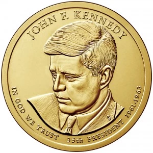 image for: 2015-P John F. Kennedy $1 MS Position A (542922)