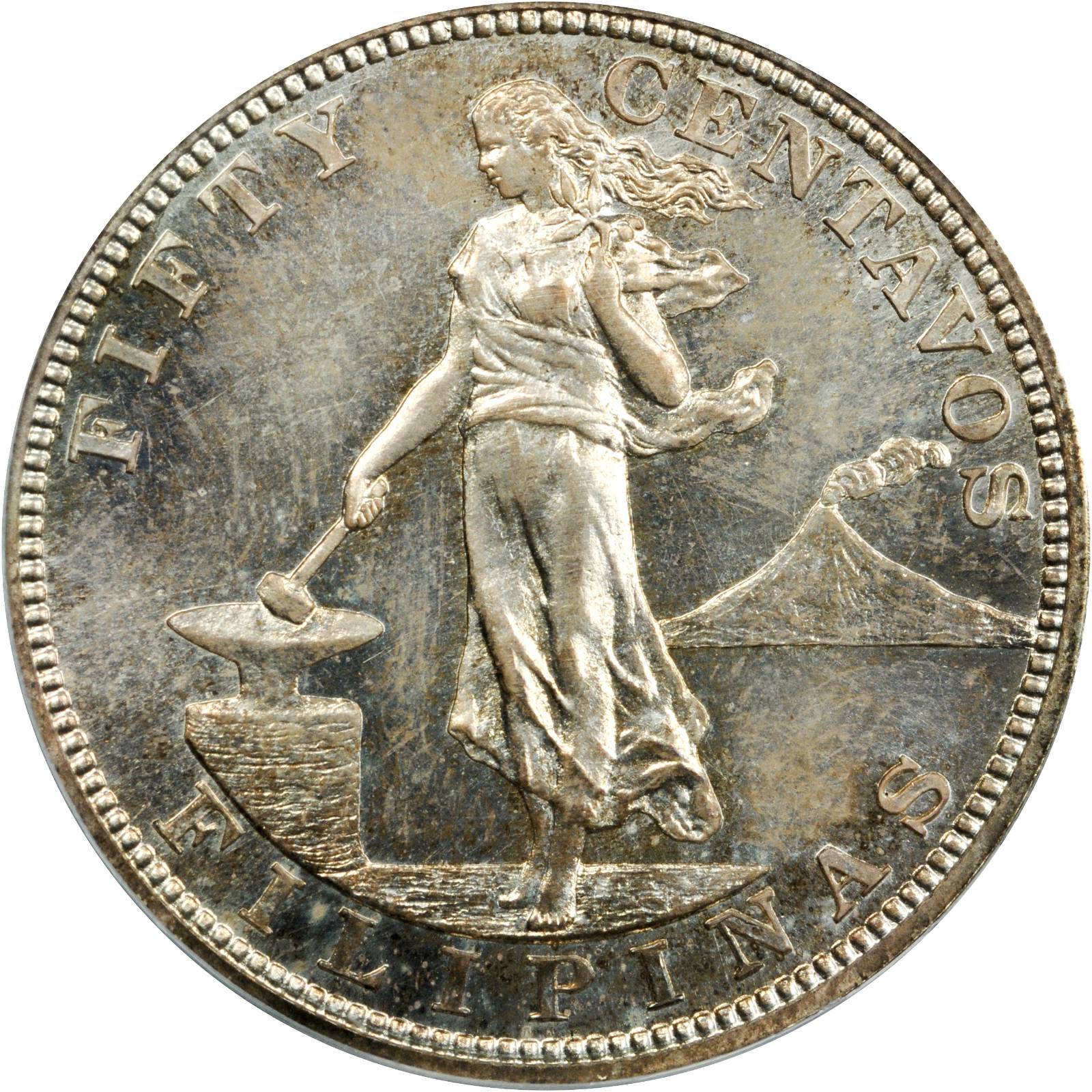 image for: PHILIPPINES. 50 Centavos, 1904. PCGS PROOF-66.