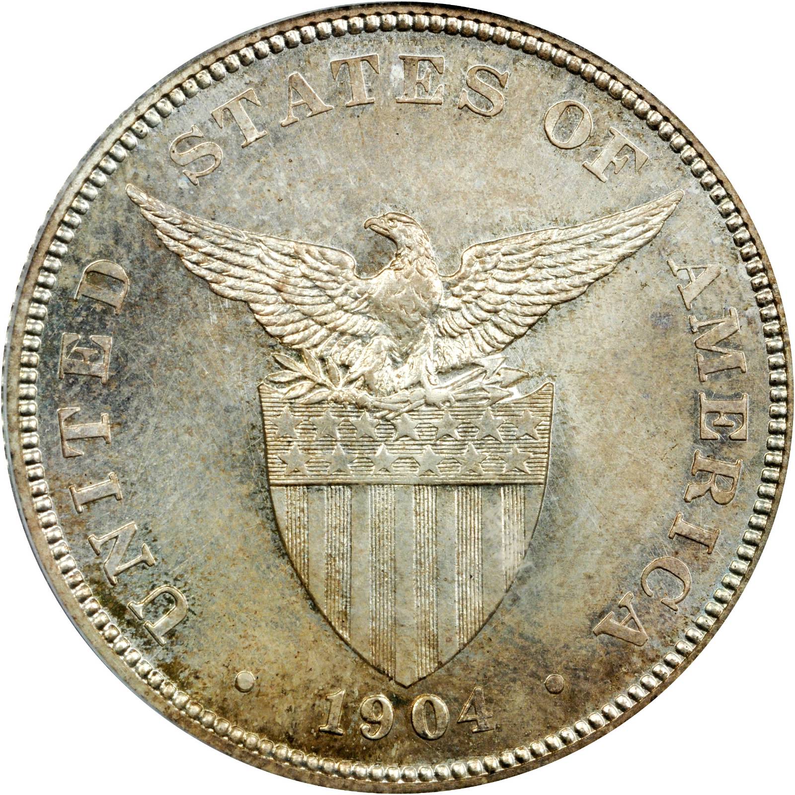 image for: PHILIPPINES. 50 Centavos, 1904. PCGS PROOF-66.
