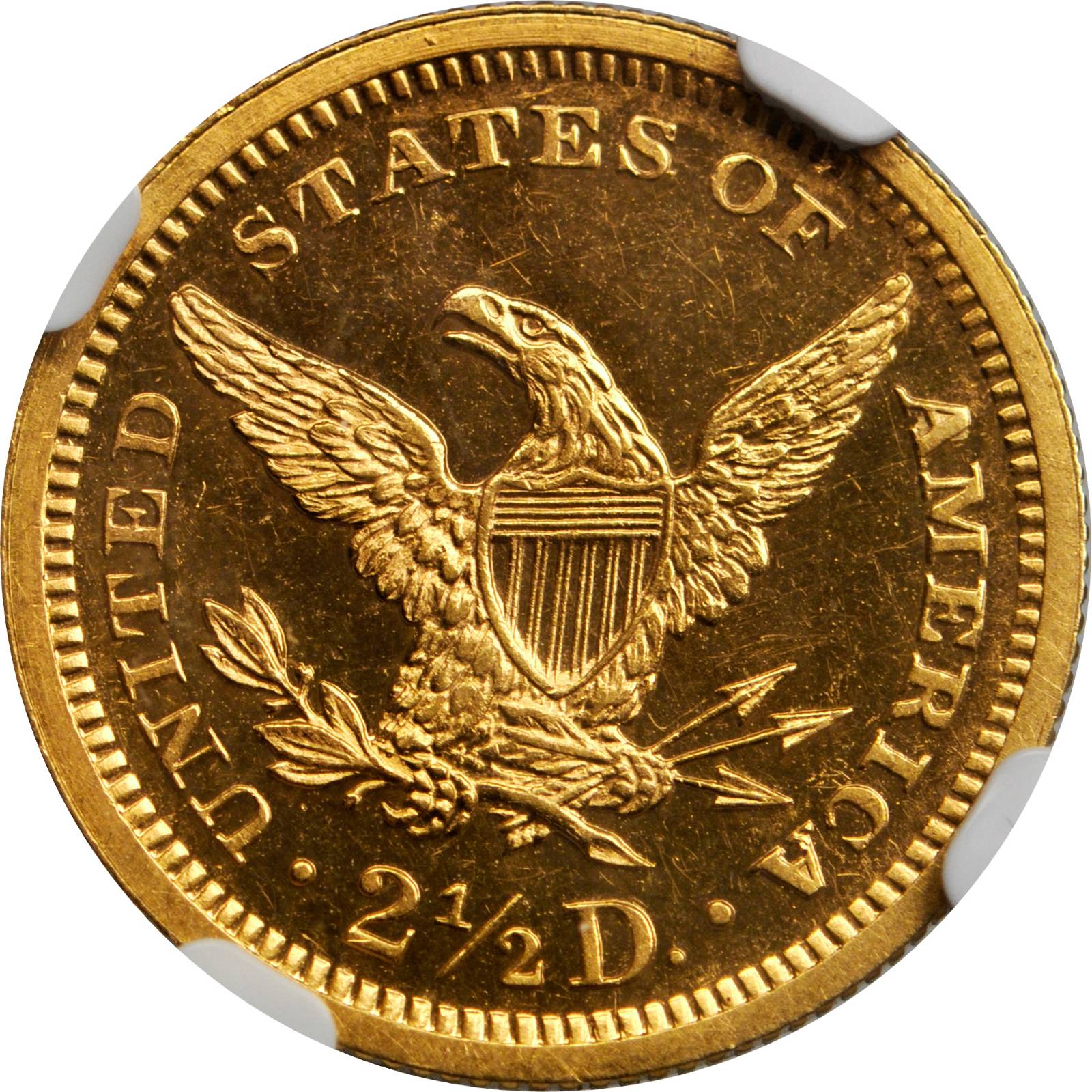 image for: 1872 Liberty Quarter Eagle. Proof-64 Cameo (NGC). CAC.