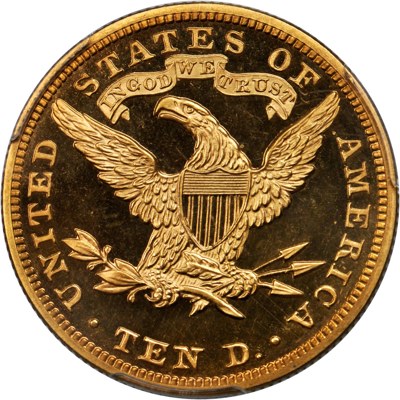 image for: 1897 Liberty Eagle. Proof-64 Deep Cameo (PCGS).