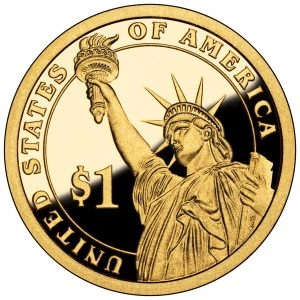 image for: 2012-S Benjamin Harrison $1 PR DCAM (512429)