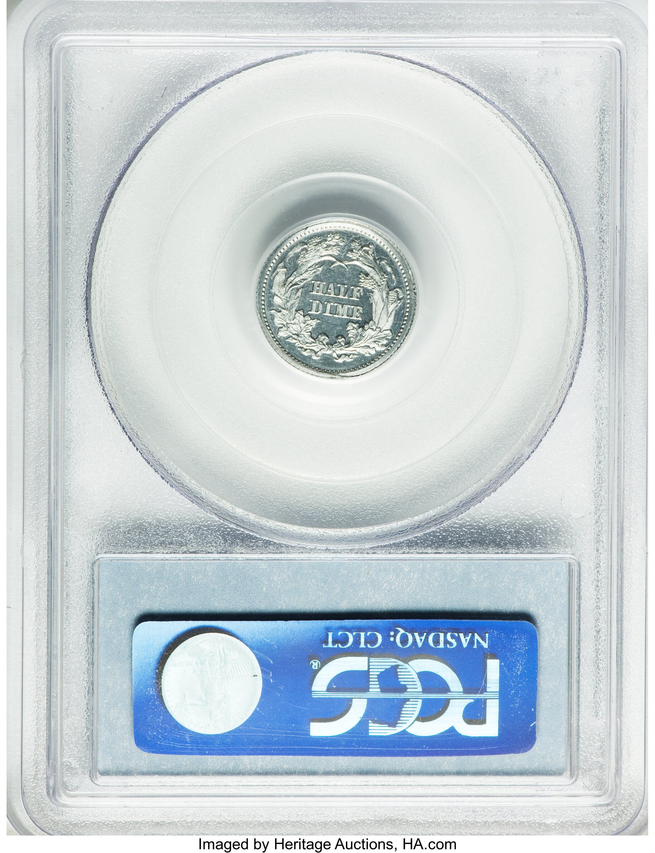 image for: 1870 H10C Half Dime, Judd-823, Pollock-913, High R.7, PR65 Cameo PCGS. CAC....
