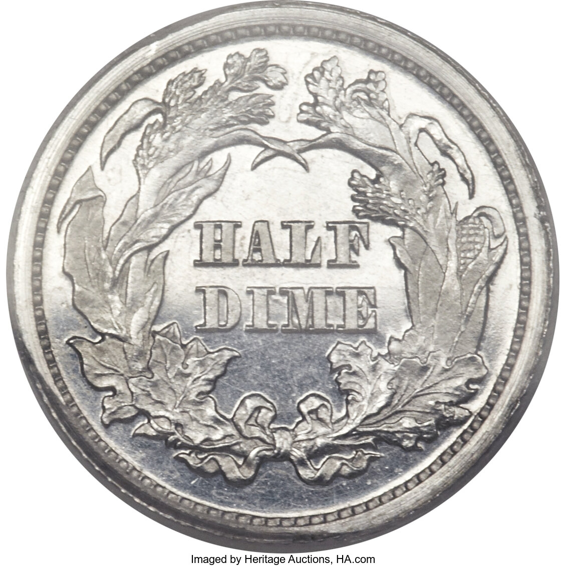 image for: 1870 H10C Half Dime, Judd-823, Pollock-913, High R.7, PR65 Cameo PCGS. CAC....