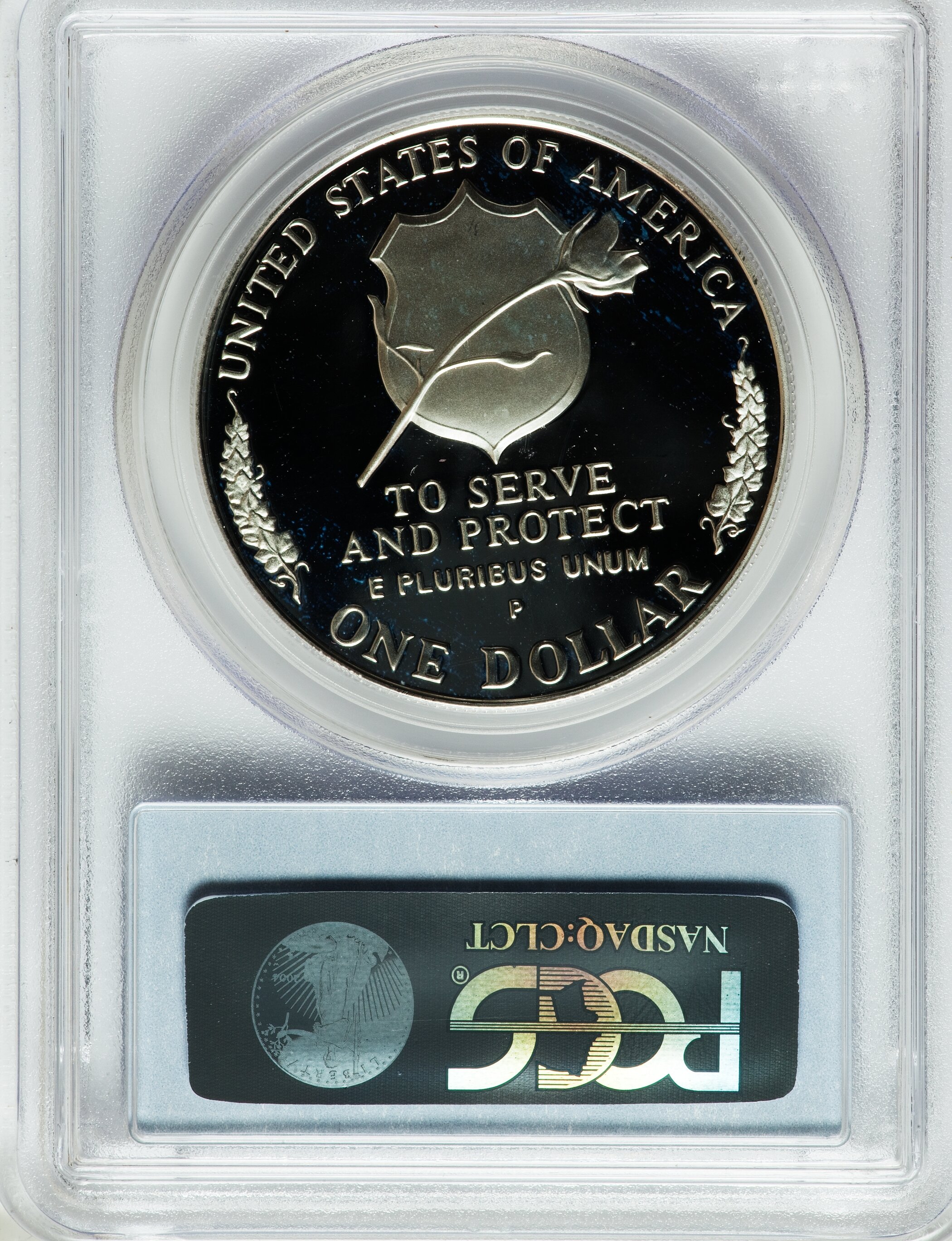 1997-P S$1 National Law Enforcement Officers Memorial PR DCAM PR69 DCAM thumbnail 12
