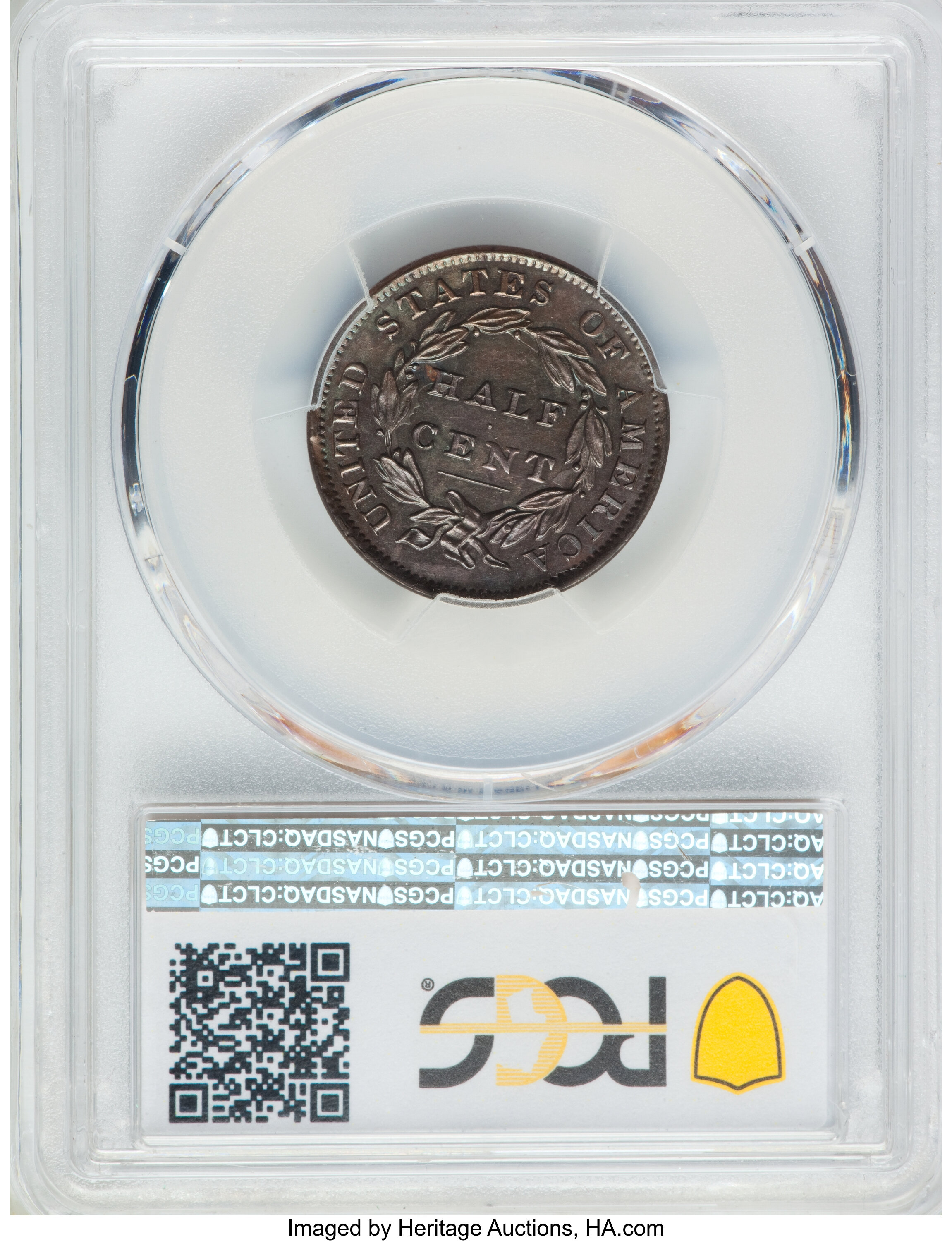 Classic Head Half Cent 1/2c 1831-1836 PR BN [Type] PR62 BN thumbnail 2