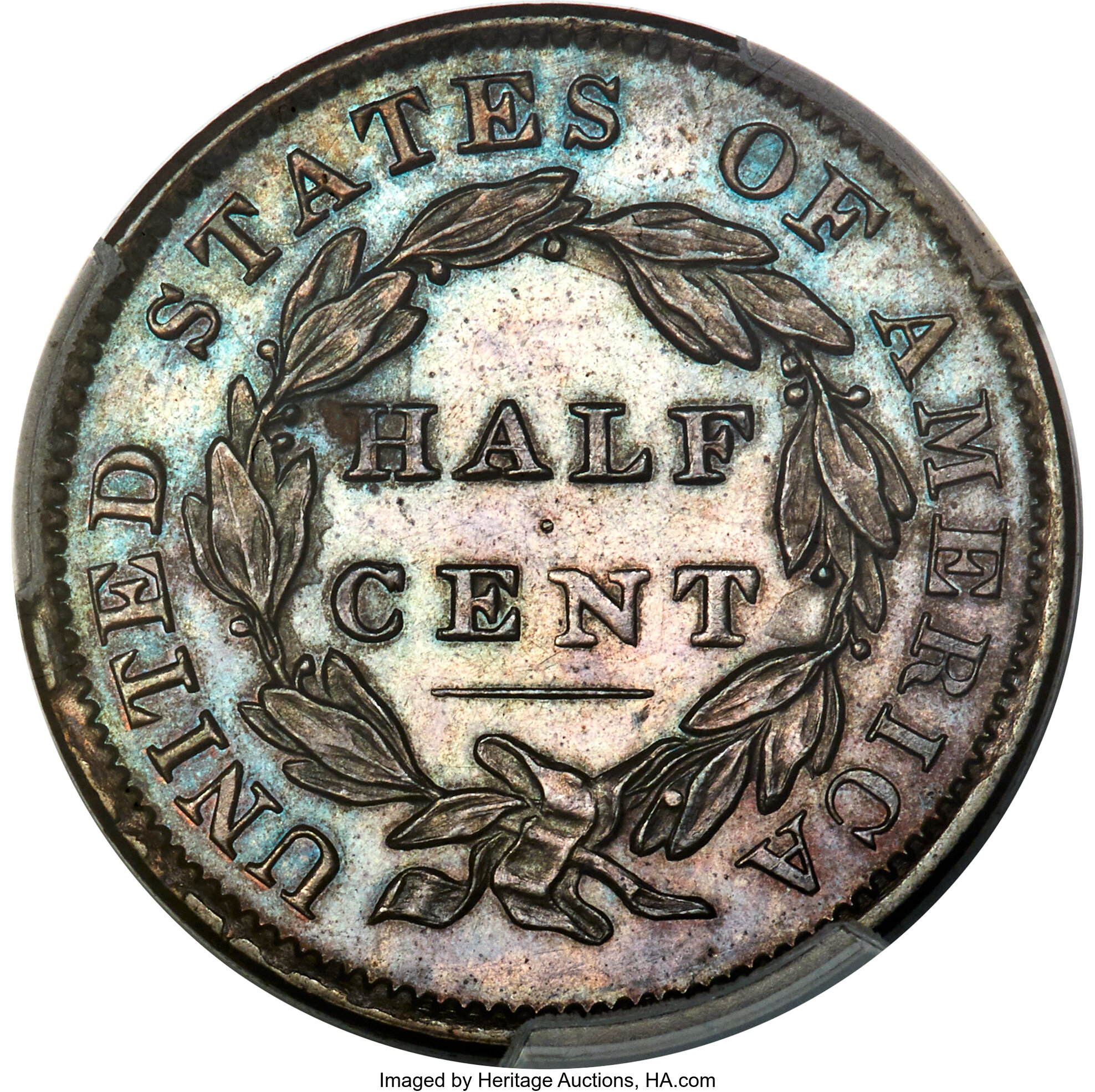Classic Head Half Cent 1/2c 1831-1836 PR BN [Type] PR62 BN thumbnail 3