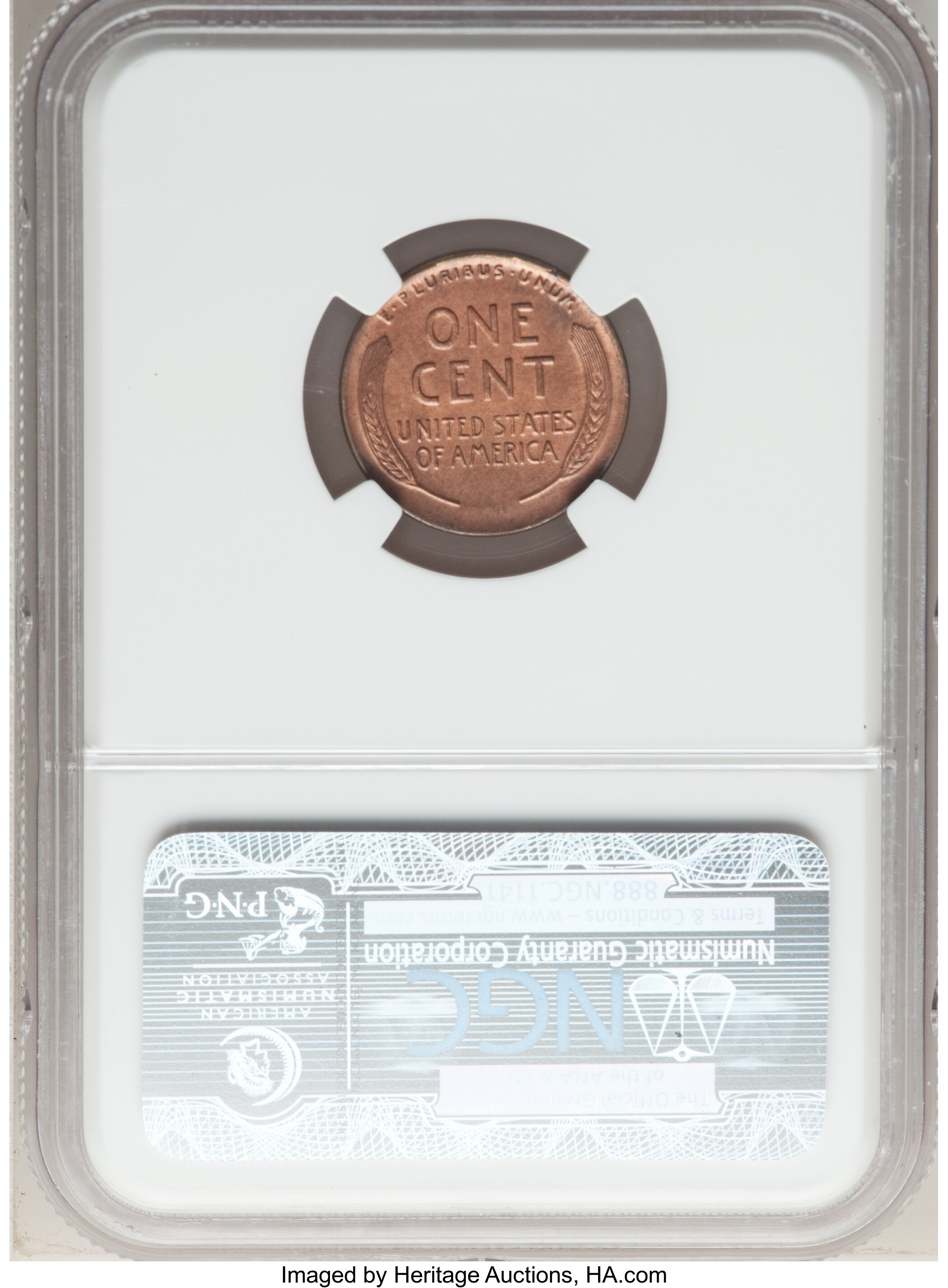 1914-D 1c MS RB MS62 RB CAC thumbnail 6