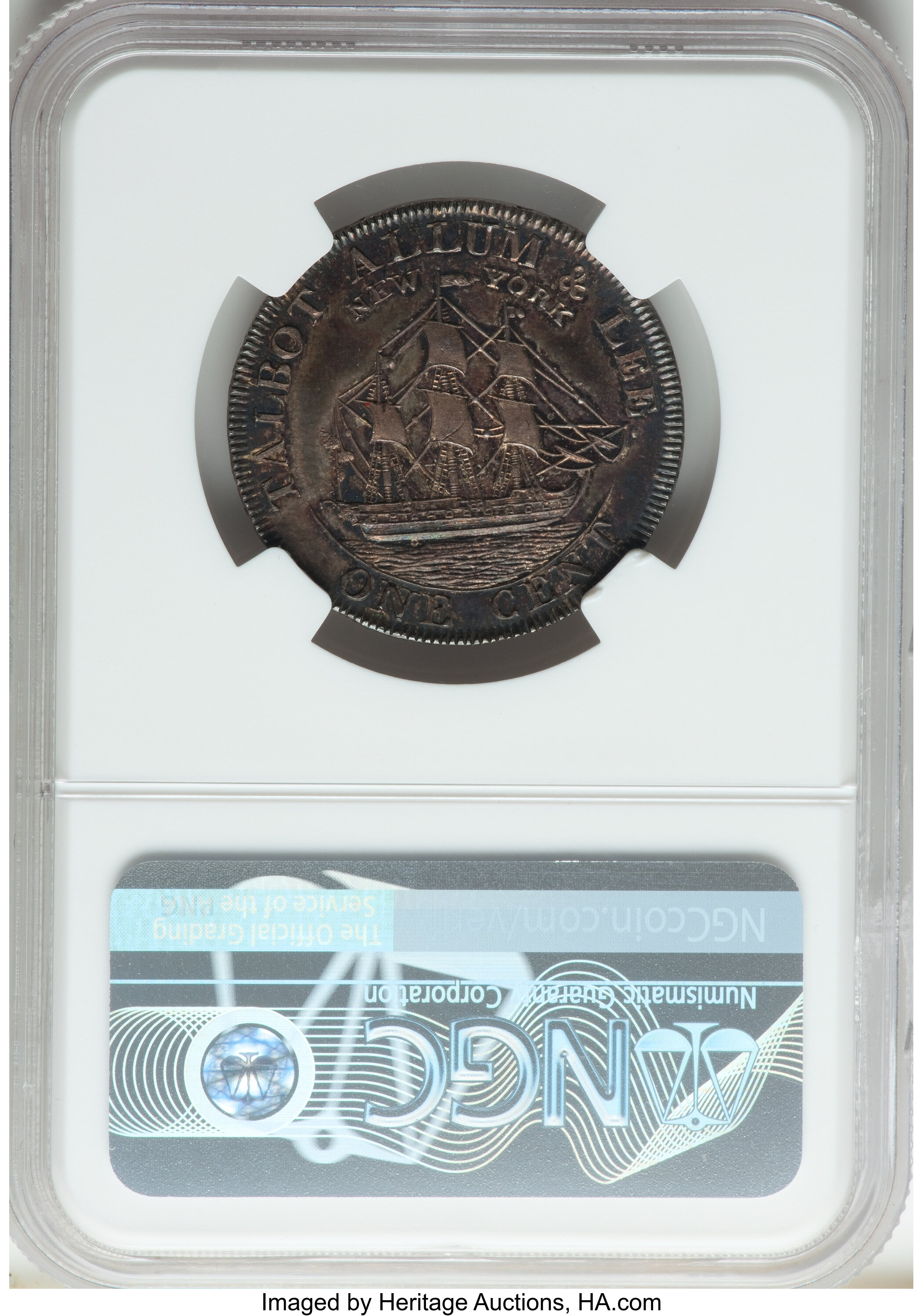 image for: 1794 Talbot, Allum & Lee, NEW YORK, Silver, Lettered Edge, PR65 NGC. Fuld-4, Breen-1034, W-8600, R.8. ...