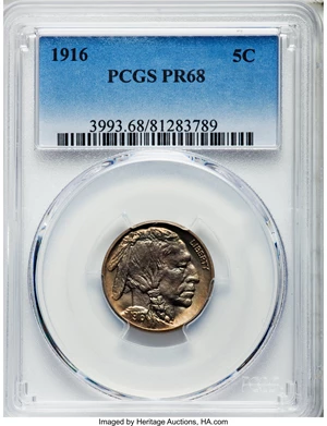 image for: 1916 5C PR68 PCGS....