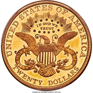 image for: 1883 $20 PR65 Deep Cameo PCGS. JD-1, High R.5....