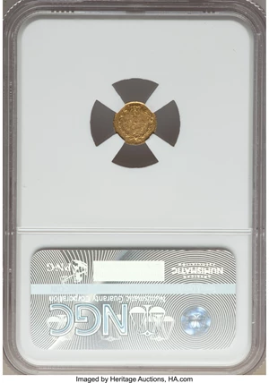 image for: 1863 25C Liberty Round 25 Cents -- Overstruck on a BG-819 1860/50 Liberty Round Quarter -- BG-820, R.5, MS61 NGC....