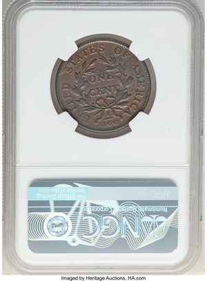 image for: 1802 1C S-236, B-16, R.1, AU53 NGC. NGC Census: (1/4). PCGS Population: (2/4). CDN: $2,000 Whsle. Bid for NGC/PCGS AU53. ...