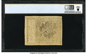 image for: Continental Currency April 11, 1778 $20 PCGS Banknote Choice Extremely Fine 45 PPQ....