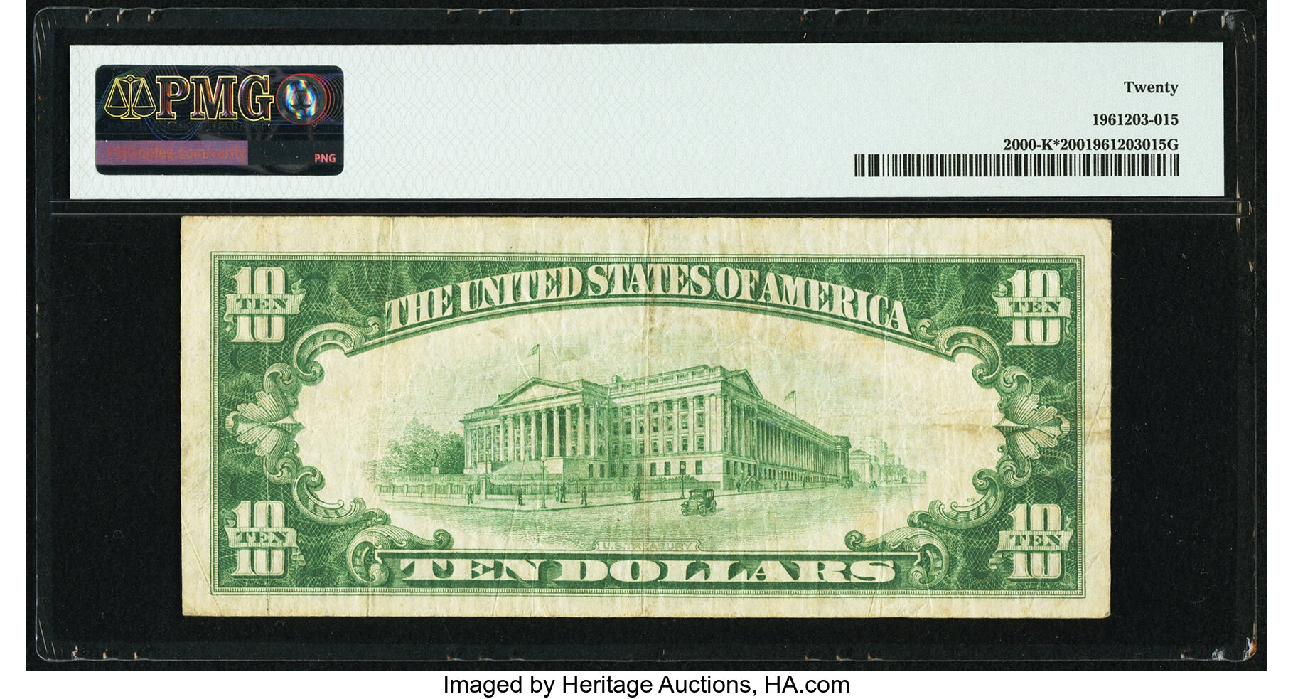 image for: Low Serial Number 177 Fr. 2000-K* $10 1928 Federal Reserve Note. PMG Very Fine 20....