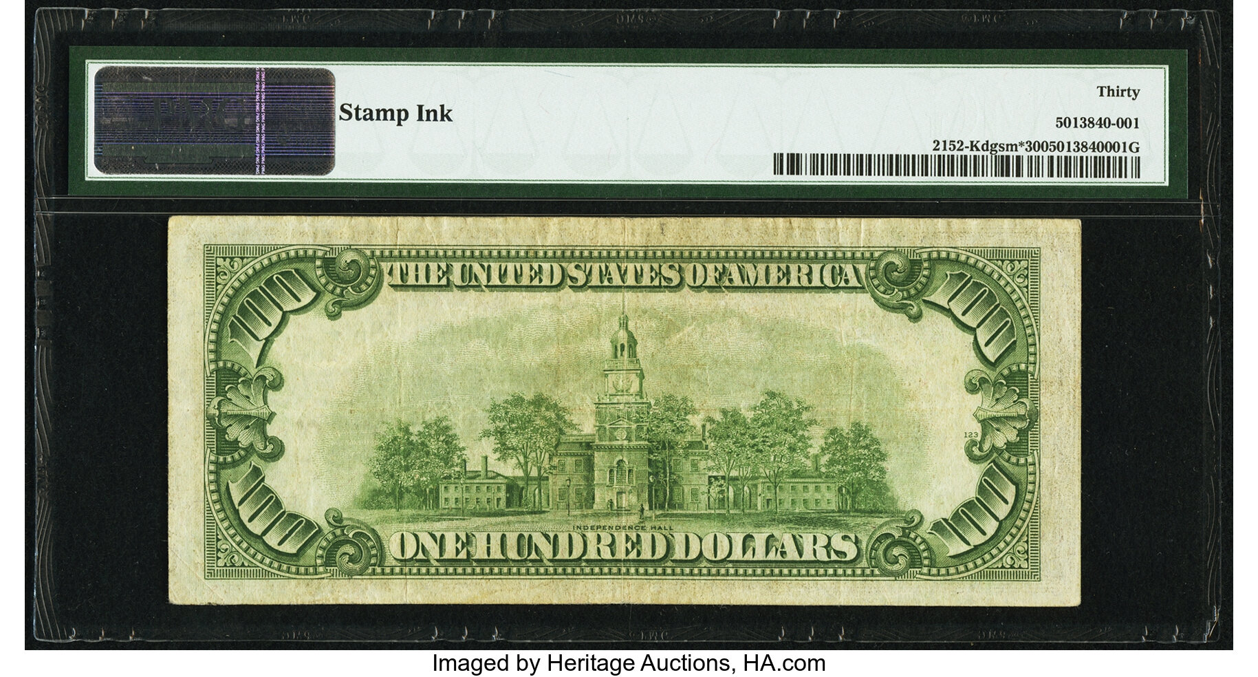 image for: Fr. 2152-K* $100 1934 Mule Federal Reserve Note. PMG Very Fine 30....