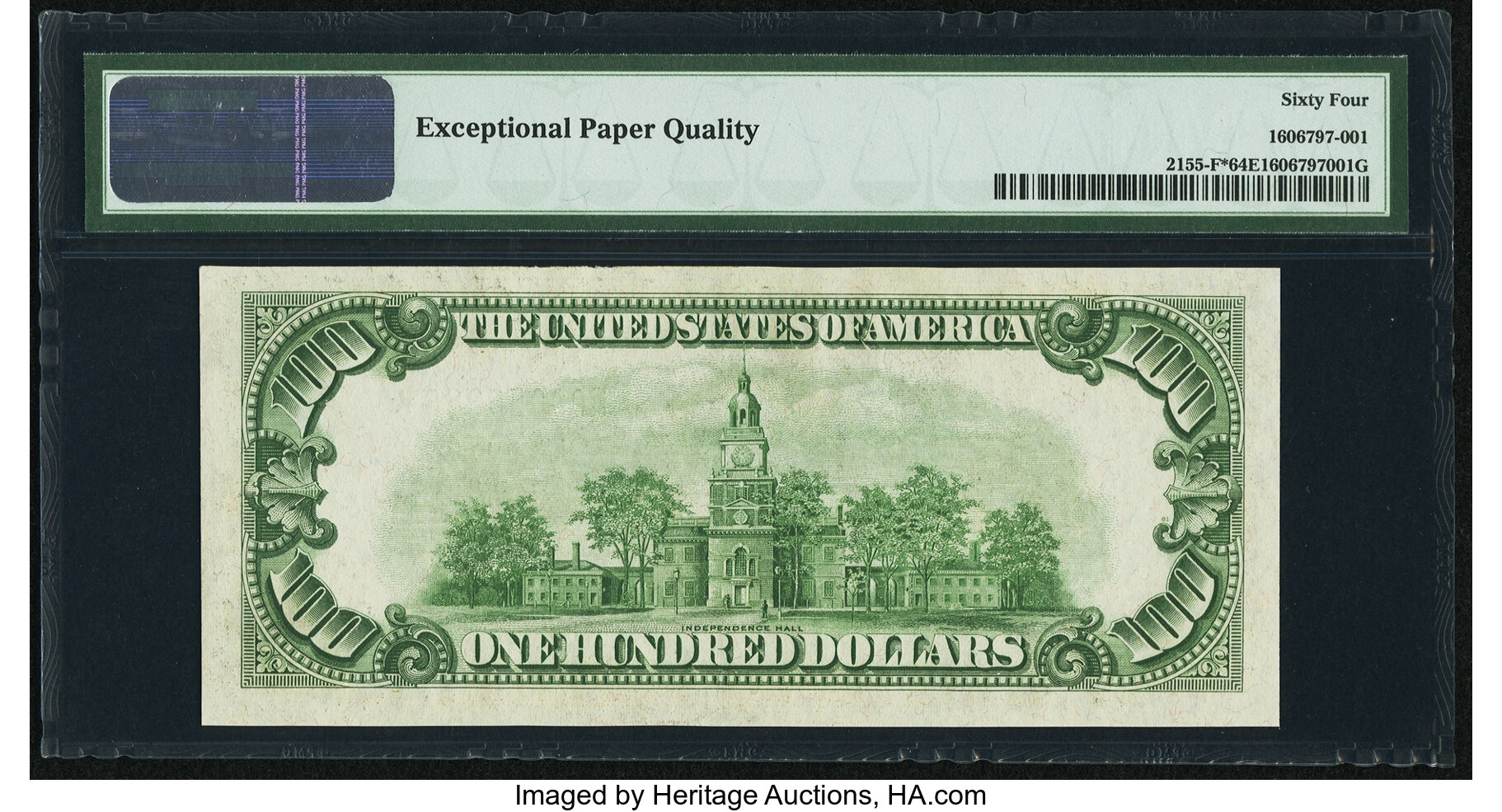 image for: Fr. 2155-F* $100 1934C Federal Reserve Note. PMG Choice Uncirculated 64 EPQ....