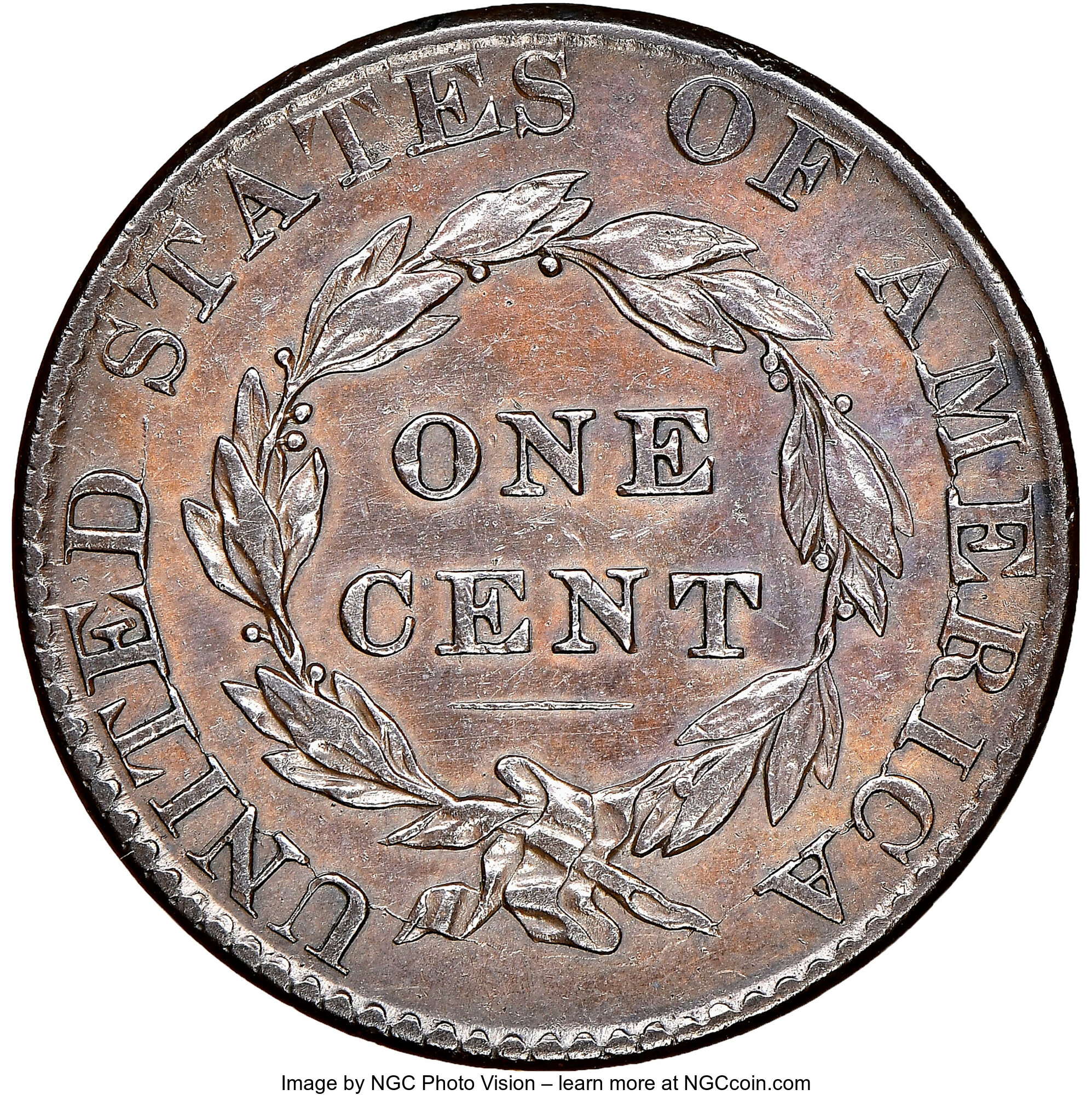 image for: 1824/2 1C N-1, R.1, XF45 NGC. NGC Census: (4/8). PCGS Population: (0/11). XF45. Mintage 1,262,000. ...