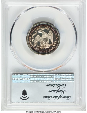 image for: 1871 25C PR66 Deep Cameo PCGS. Briggs 1-A....