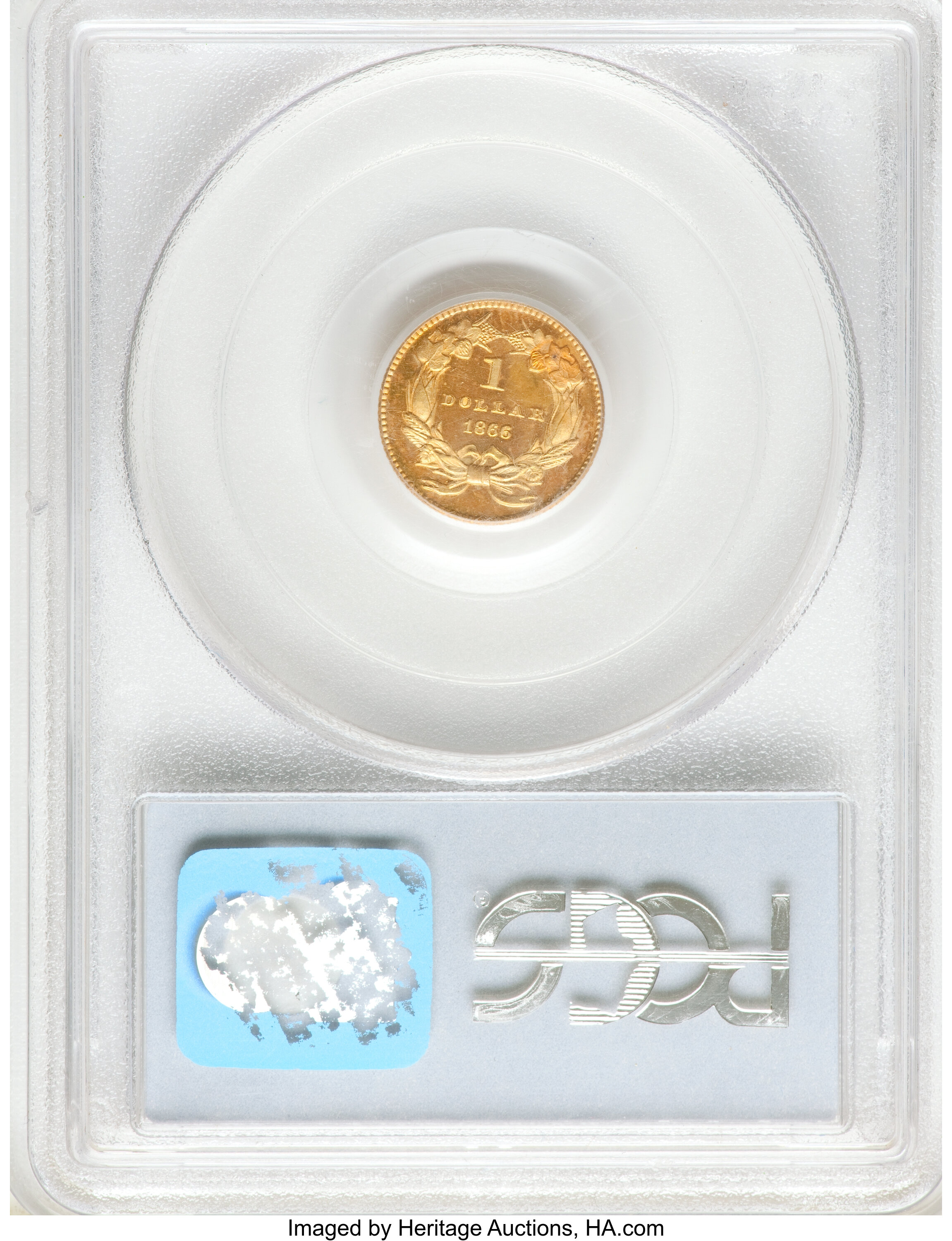 image for: 1866 G$1 PR65 Cameo PCGS. JD-1, R.6....