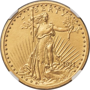 image for: 1911 $20 PR66 NGC. JD-1, R.5....