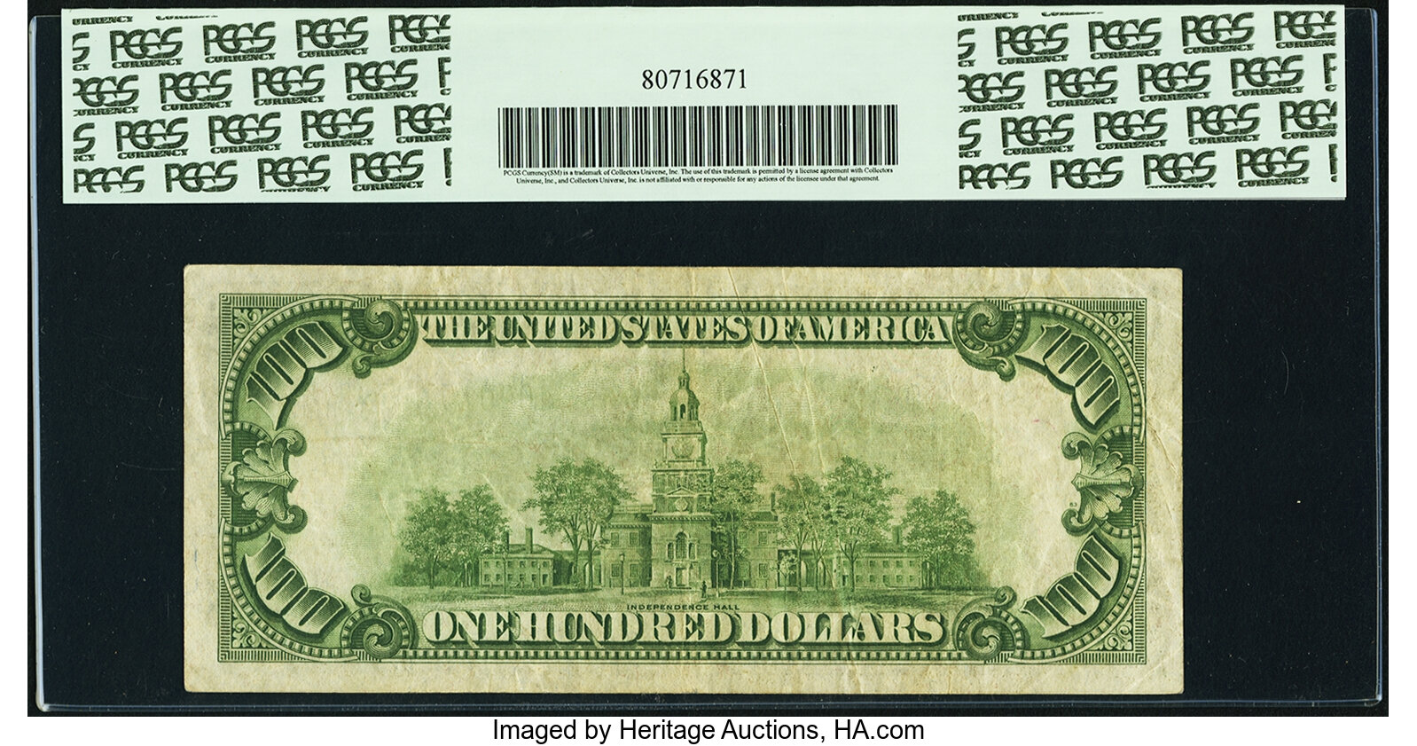 image for: Fr. 2153-J* $100 1934A Mule Federal Reserve Note. PCGS Very Fine 25....