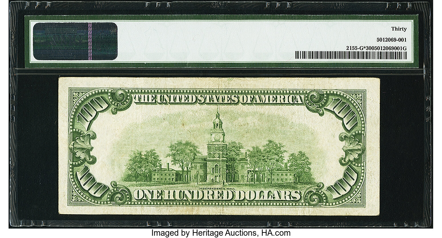 image for: Fr. 2155-G* $100 1934C Federal Reserve Note. PMG Very Fine 30....
