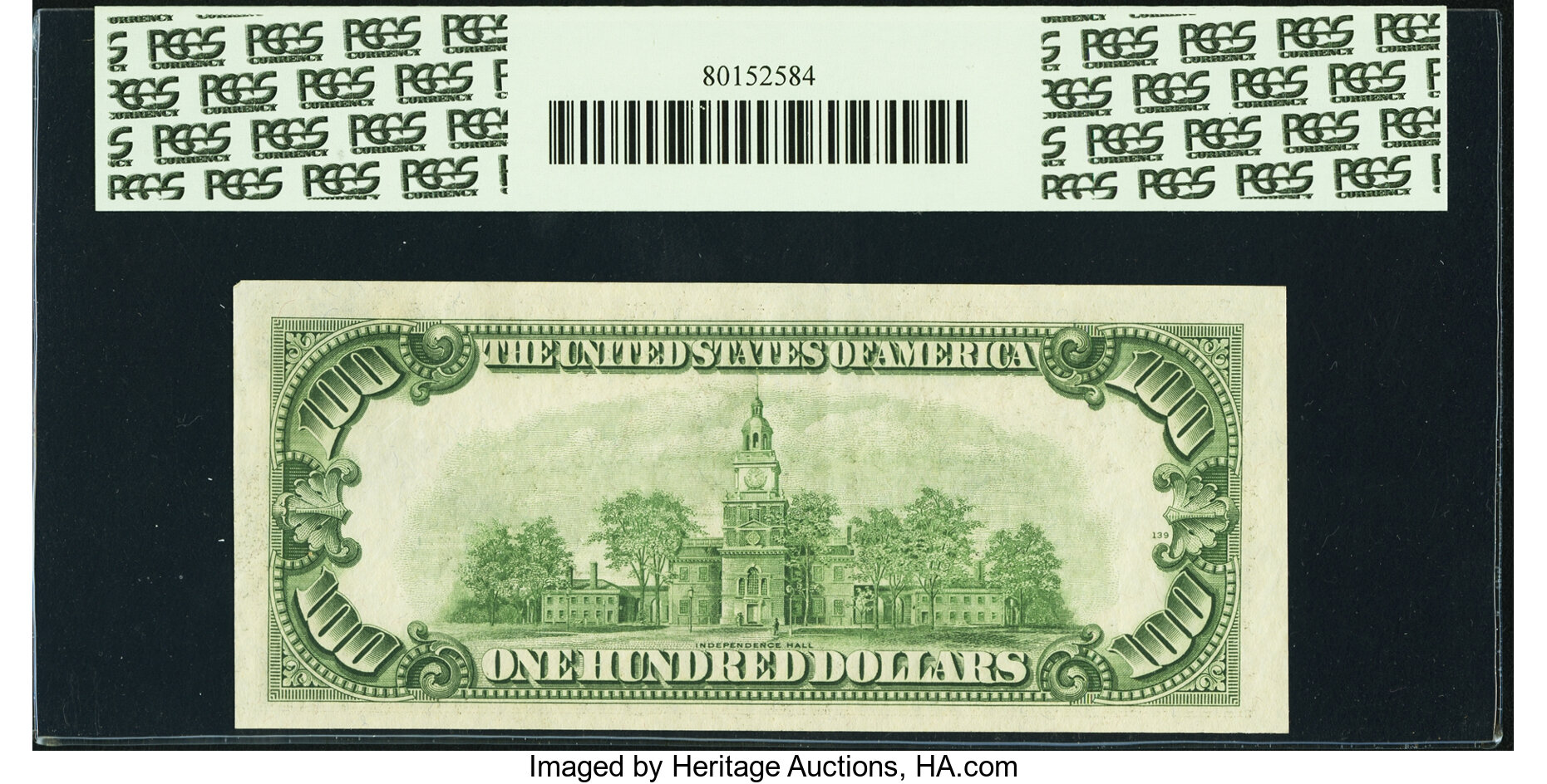 image for: Fr. 2161-D* $100 1950D Federal Reserve Note. PCGS About New 50PPQ....