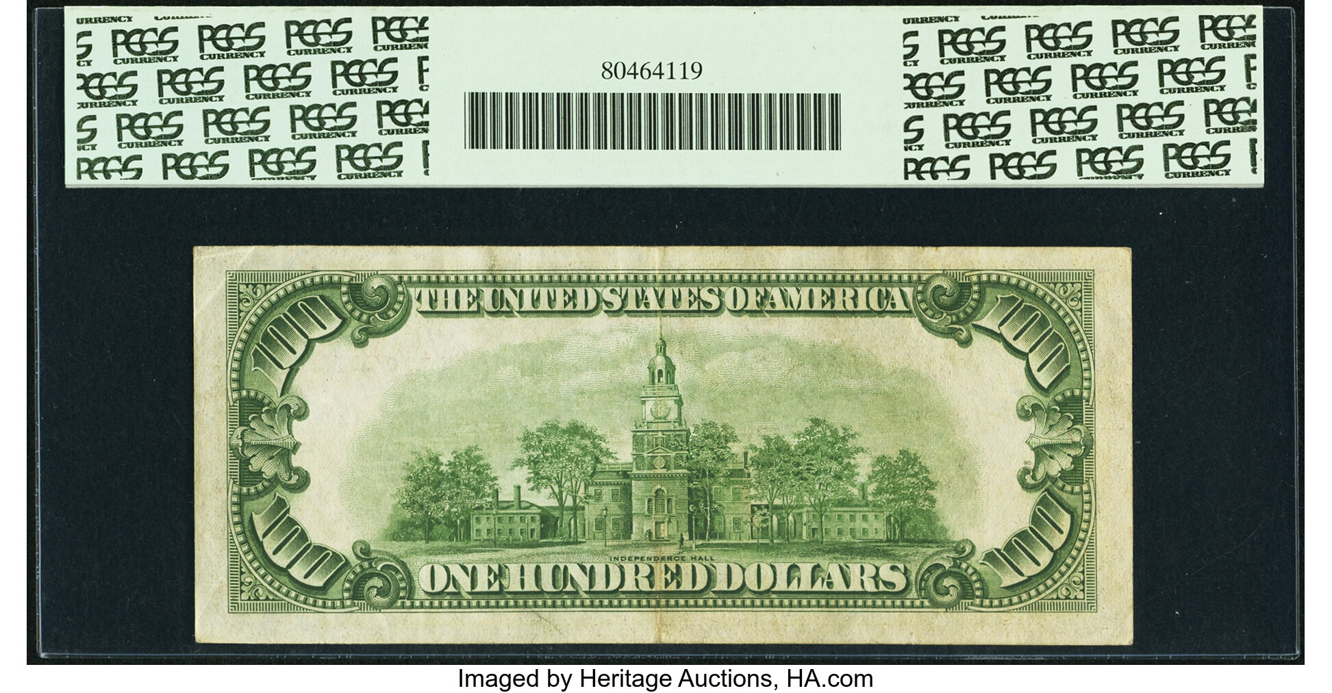 image for: Fr. 2152-D* $100 1934 Dark Green Seal Federal Reserve Note. PCGS Extremely Fine 40....