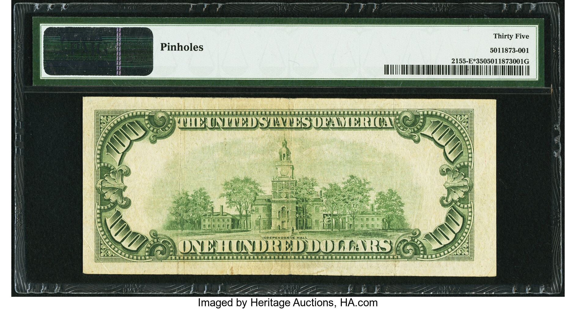 image for: Fr. 2155-E* $100 1934C Federal Reserve Note. PMG Choice Very Fine 35....