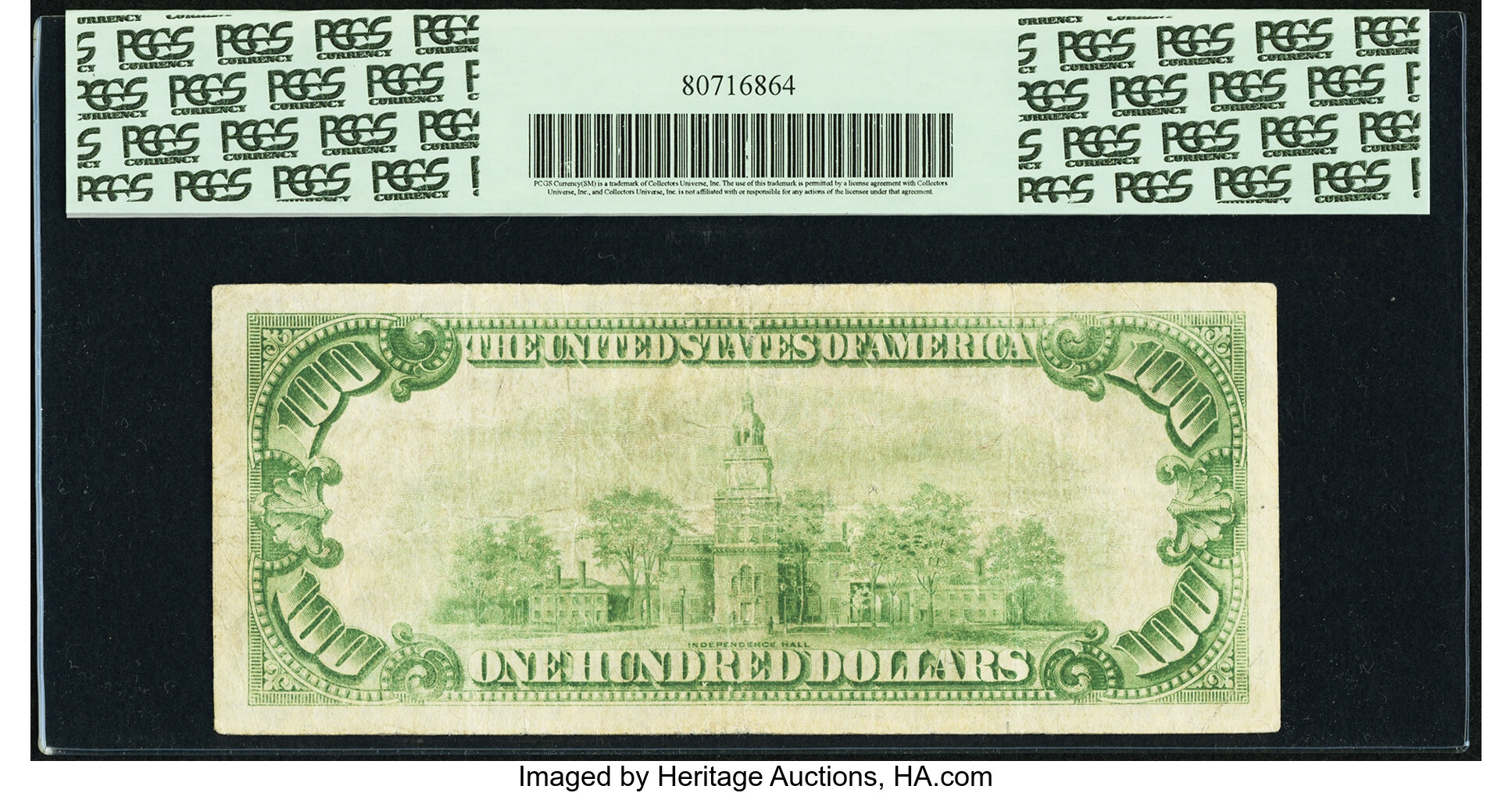 image for: Fr. 2150-B* $100 1928 Federal Reserve Note. PCGS Fine 15....