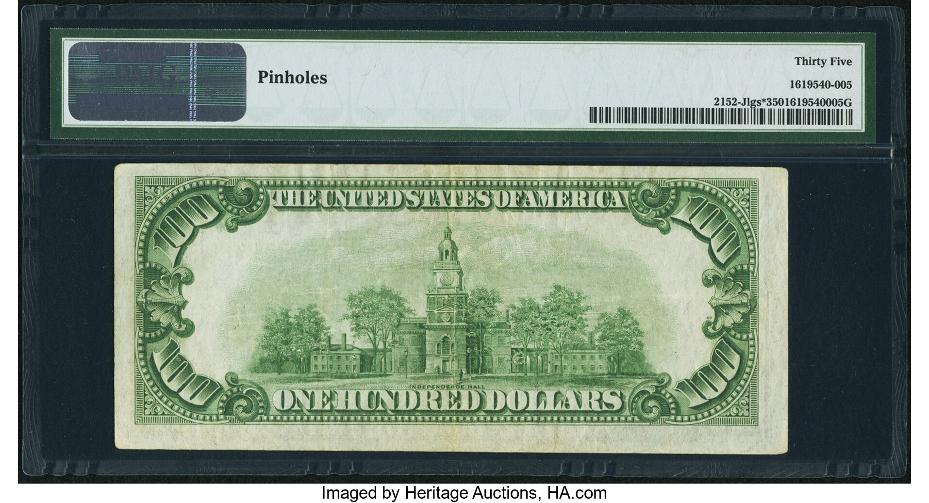 image for: Fr. 2152-J* $100 1934 Light Green Seal Federal Reserve Note. PMG Choice Very Fine 35....