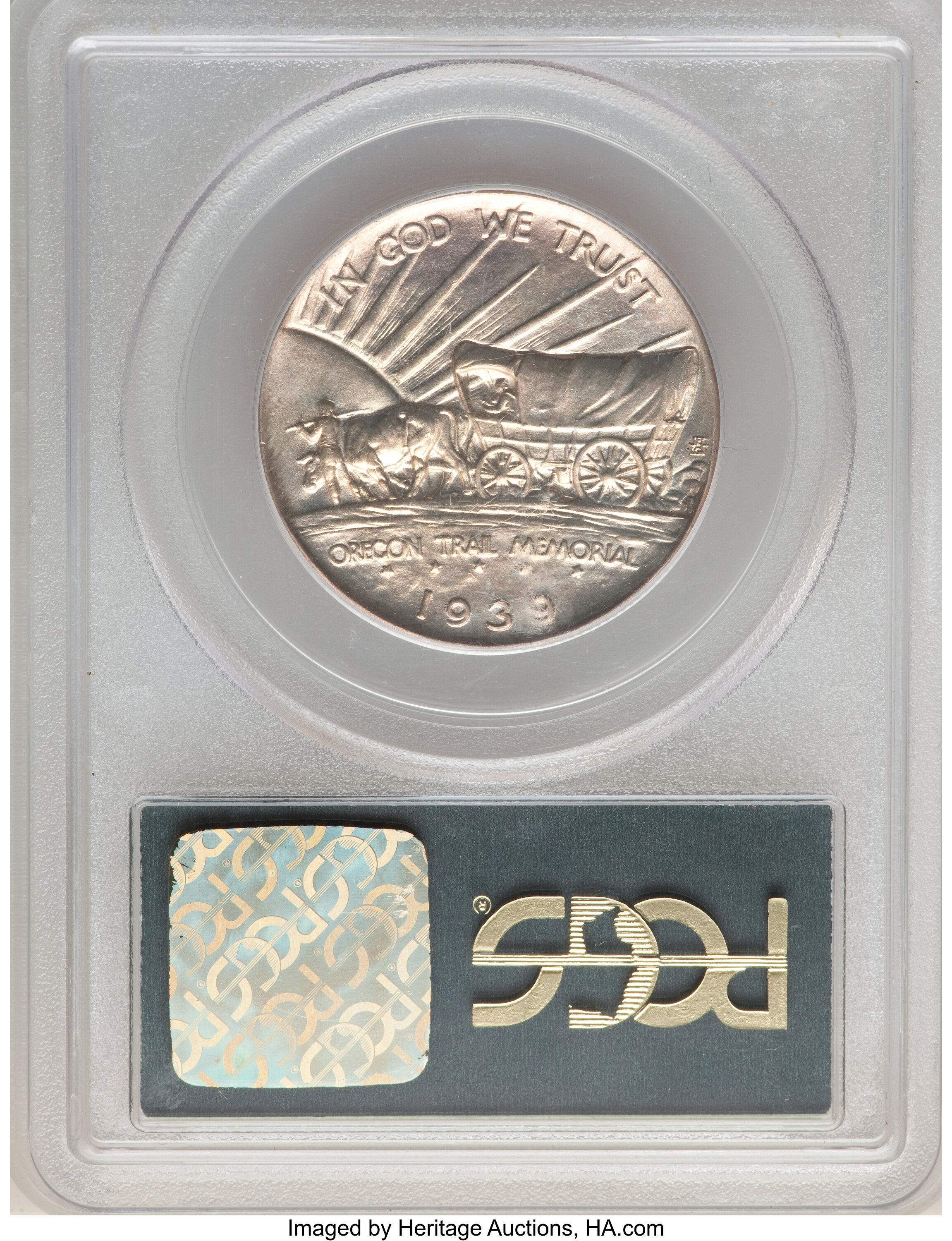 1939-D 50c Oregon Trail XF40 thumbnail 10