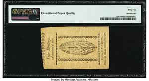 image for: New Jersey January 9, 1781 4 Shillings Fr. NJ-199 PMG About Uncirculated 55 EPQ....