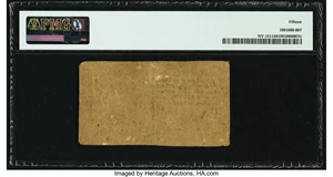 image for: New York April 20, 1756 5 Pounds Fr. NY-151 PMG Choice Fine 15....