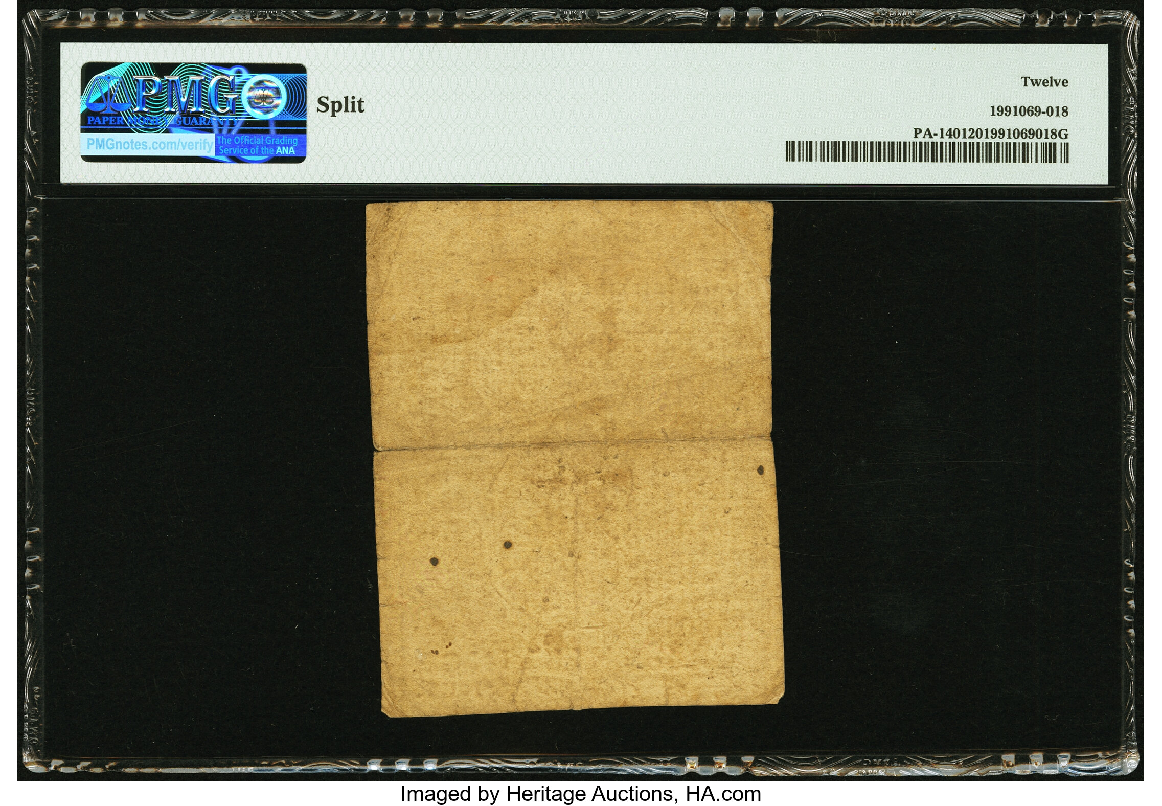 image for: Pennsylvania March 10, 1769 2 Shillings Fr. PA-140 PMG Fine 12....