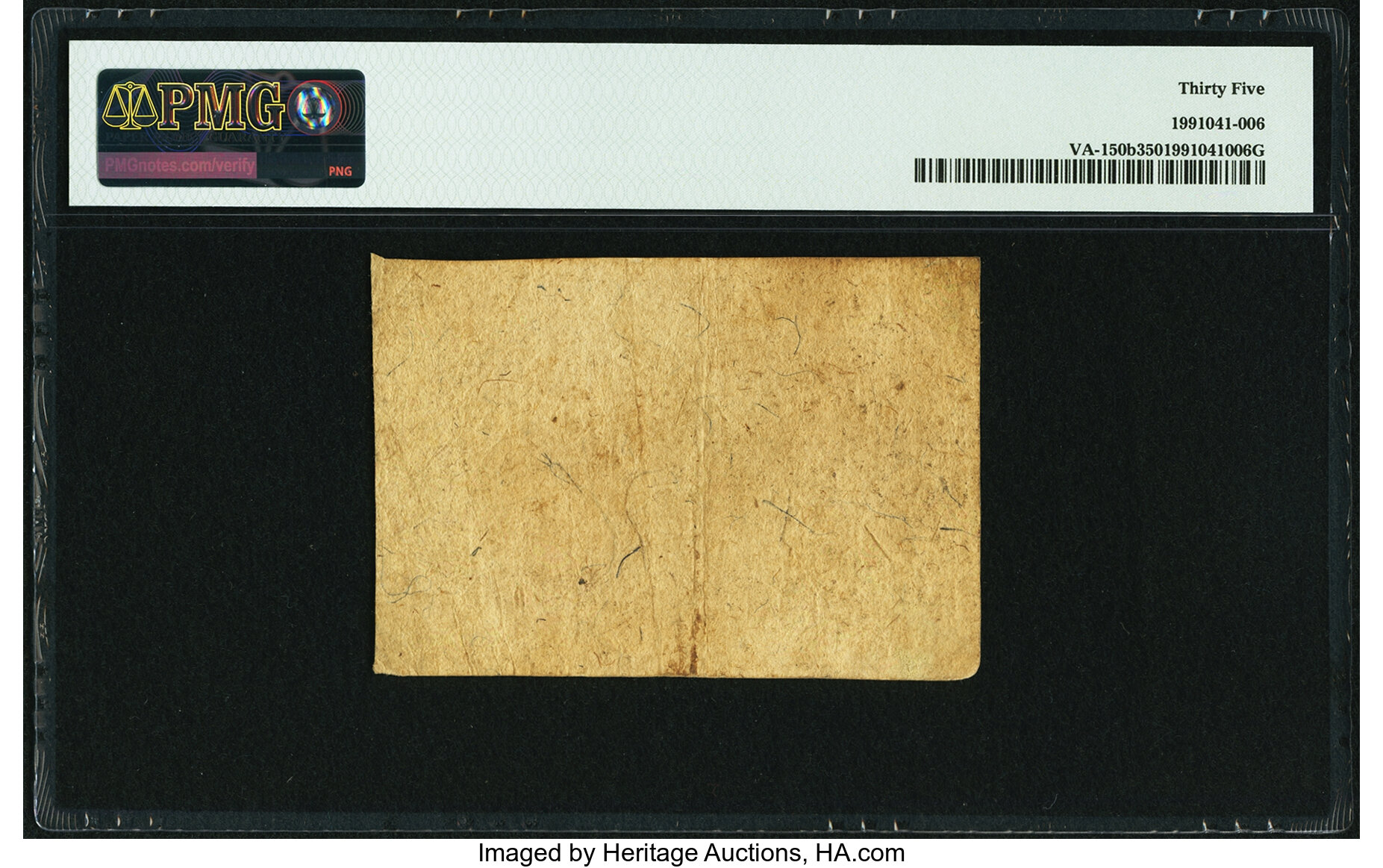 image for: Virginia May 4, 1778 Printed Date $10 Thick Paper Fr. VA-150b PMG Choice Very Fine 35....