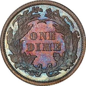 image for: 10C 1863 PCGS MS65