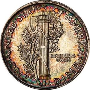 image for: 10C 1921-D PCGS MS67+ CAC