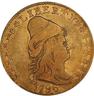 image for: $2.50 1796 STARS. BD-3. PCGS VF20