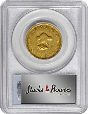 image for: 1849 Mormon $10. K-3. Rarity-7. AU-53 (PCGS). CAC.