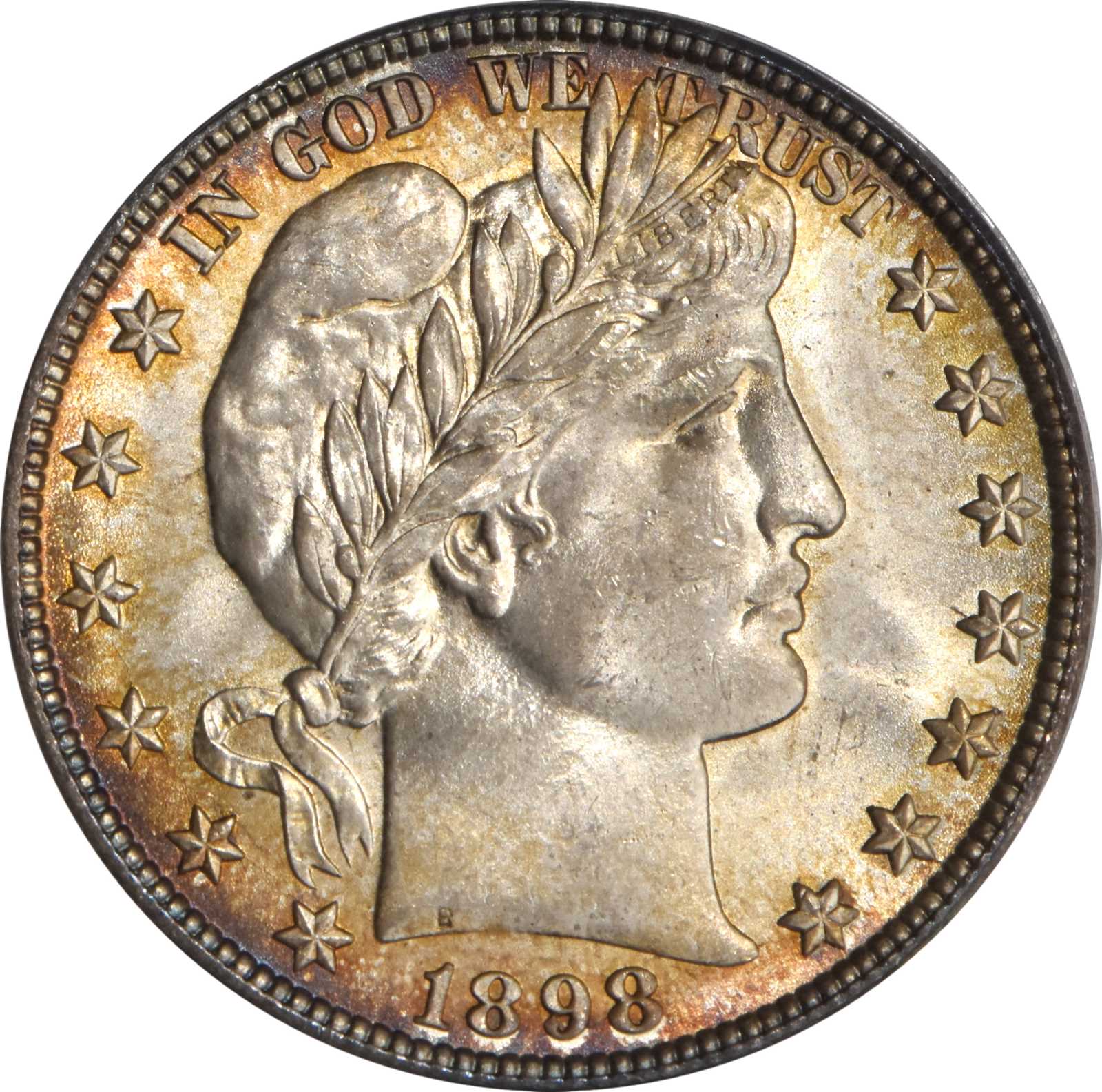 image for: 1898-O Barber Half Dollar. MS-67 (PCGS). OGH.