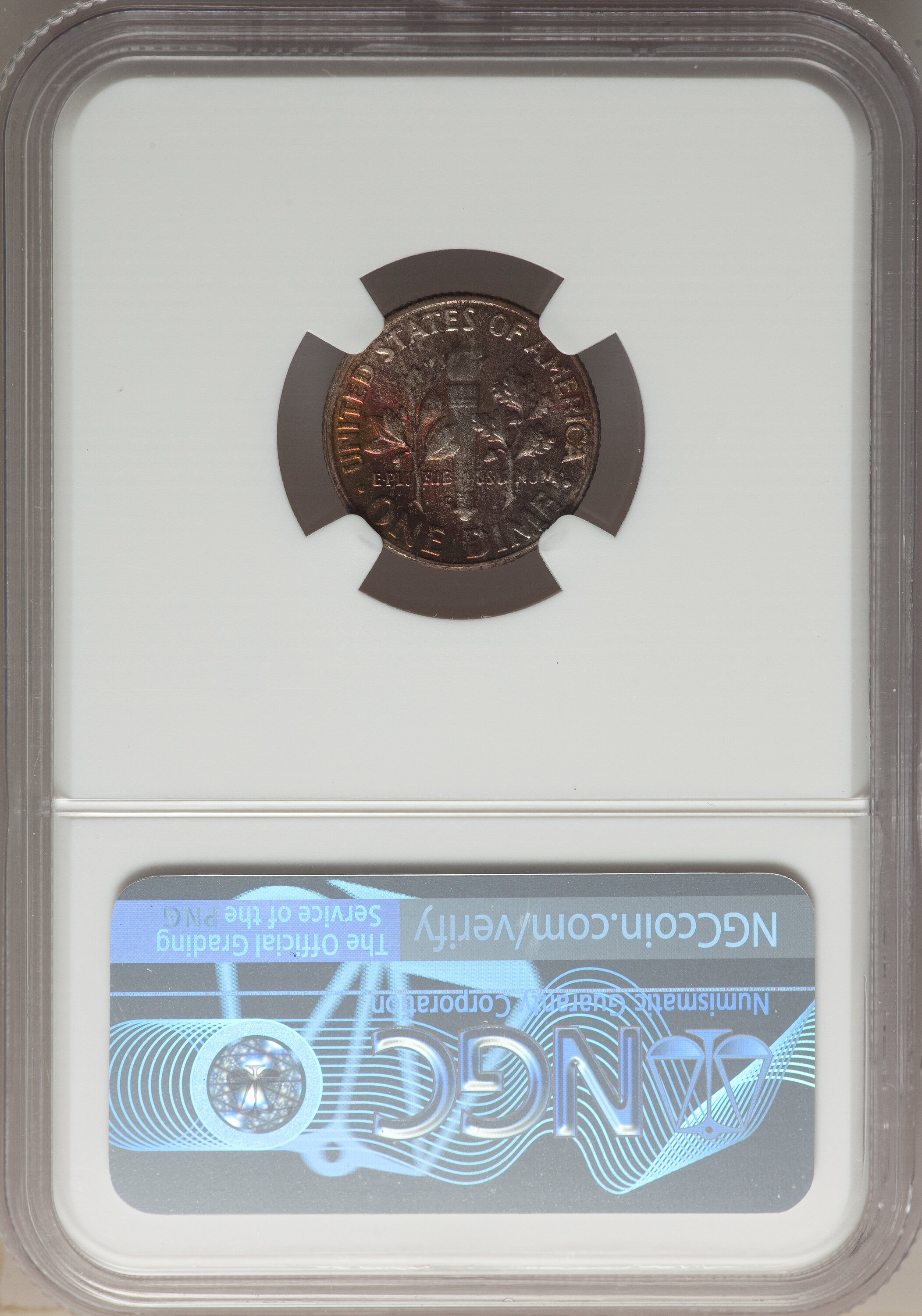 1957-D 10c MS68 thumbnail 4