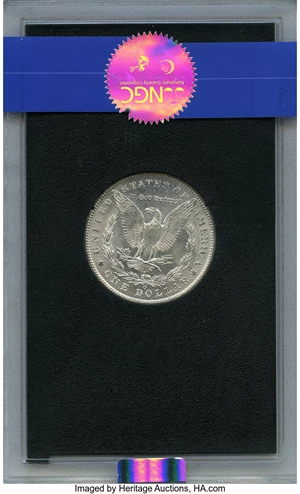 image for: 1903-O $1 GSA Hoard MS60 NGC. NGC Census: (2/51). PCGS Population: (0/4). CDN: $1,000 Whsle. Bid for NGC/PCGS MS60. Mintage...