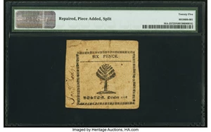 image for: Massachusetts October 16, 1778 6d PMG Very Fine 25 Net....