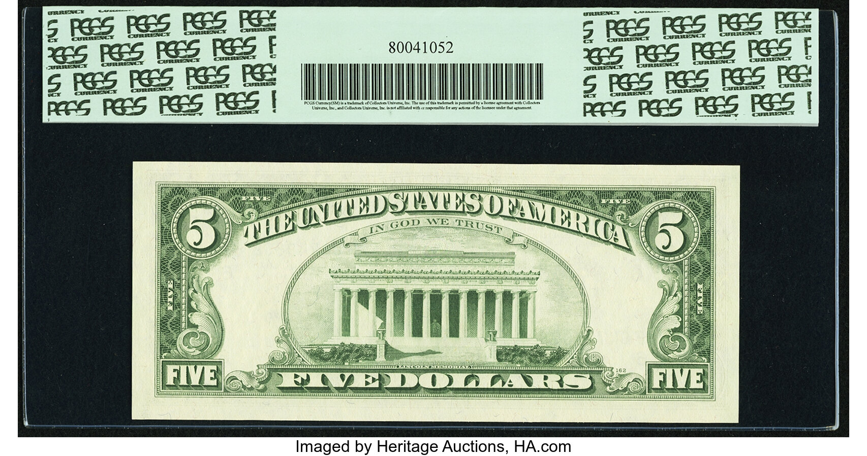 image for: Fr. 1971-F* $5 1969B Federal Reserve Note. PCGS Superb Gem New 67PPQ....