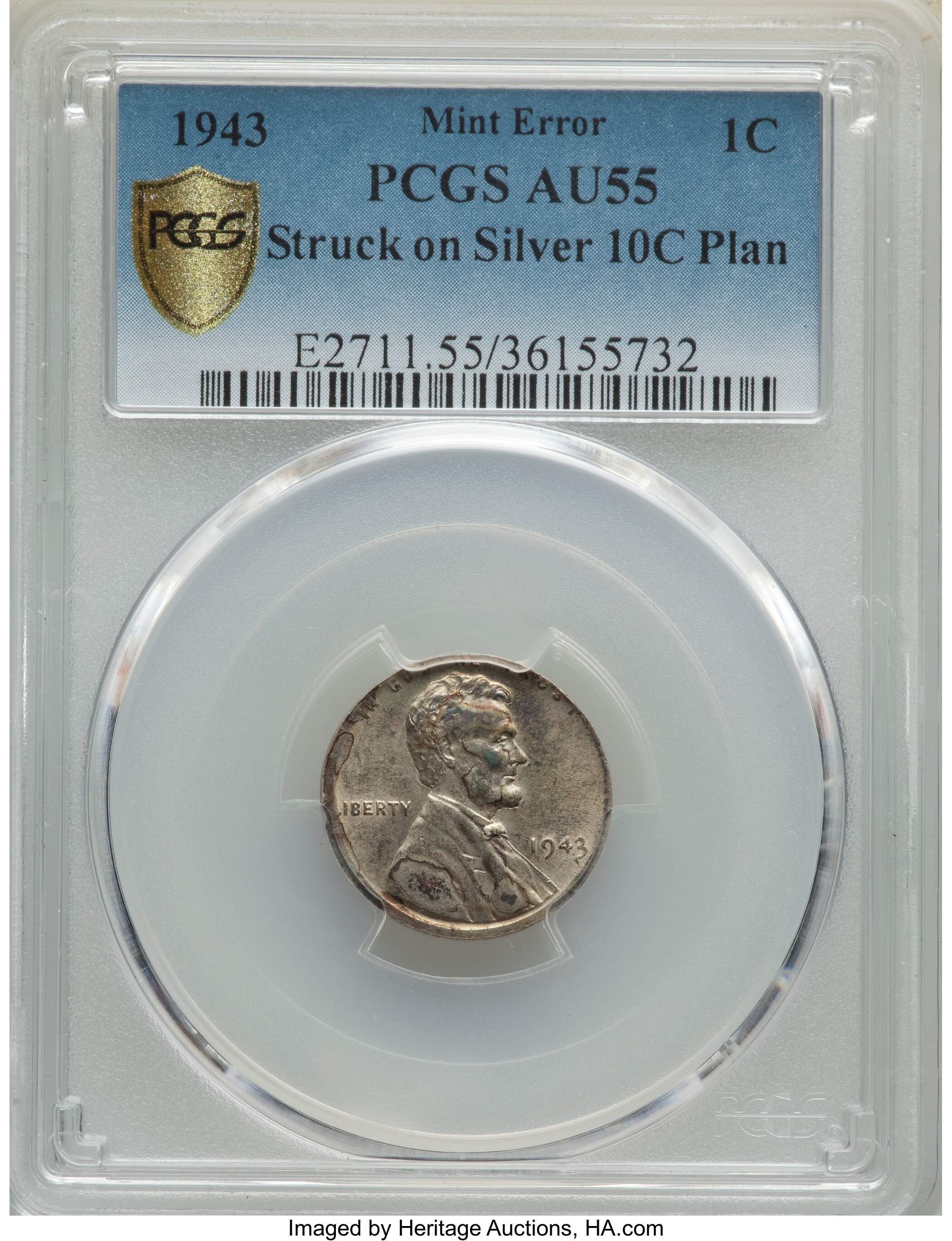 1943 1c Steel MS65 thumbnail 27